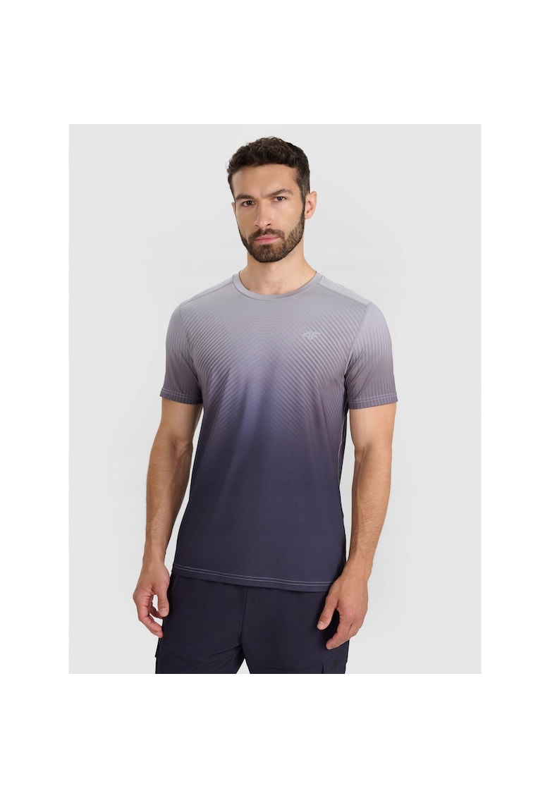 Tricou de antrenament barbati negru - uscare rapida - elastan