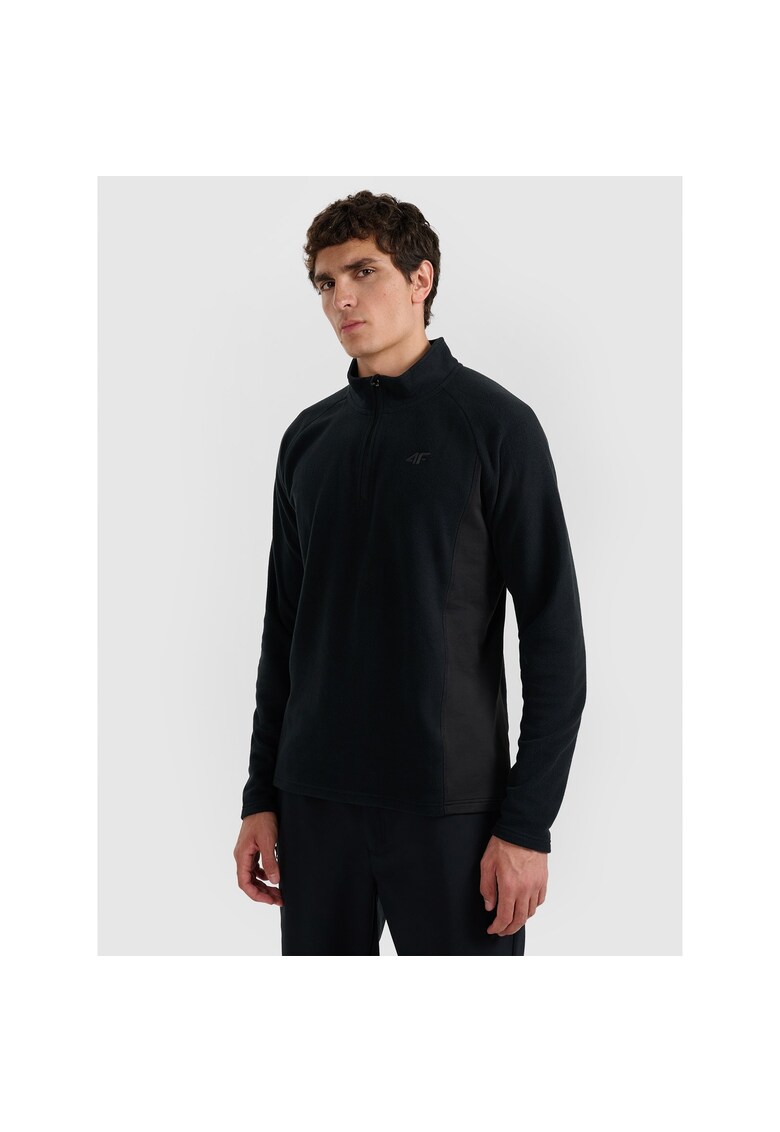 Hanorac sport barbati calduros - negru - poliester