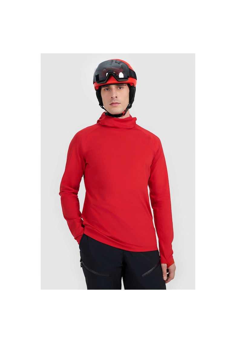 Bluza termica de ski rosu - uscare rapida - pentru barbati