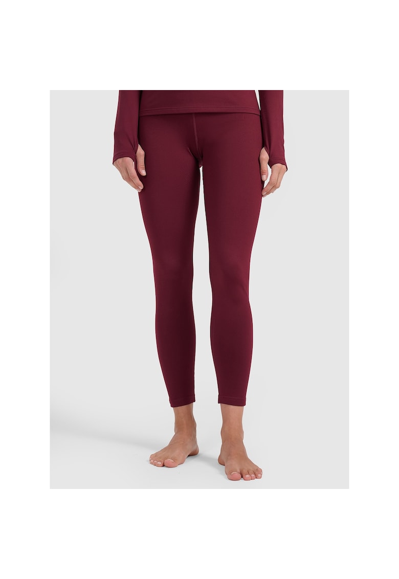Pantaloni sport dama - caldurosi - rosu - poliester -