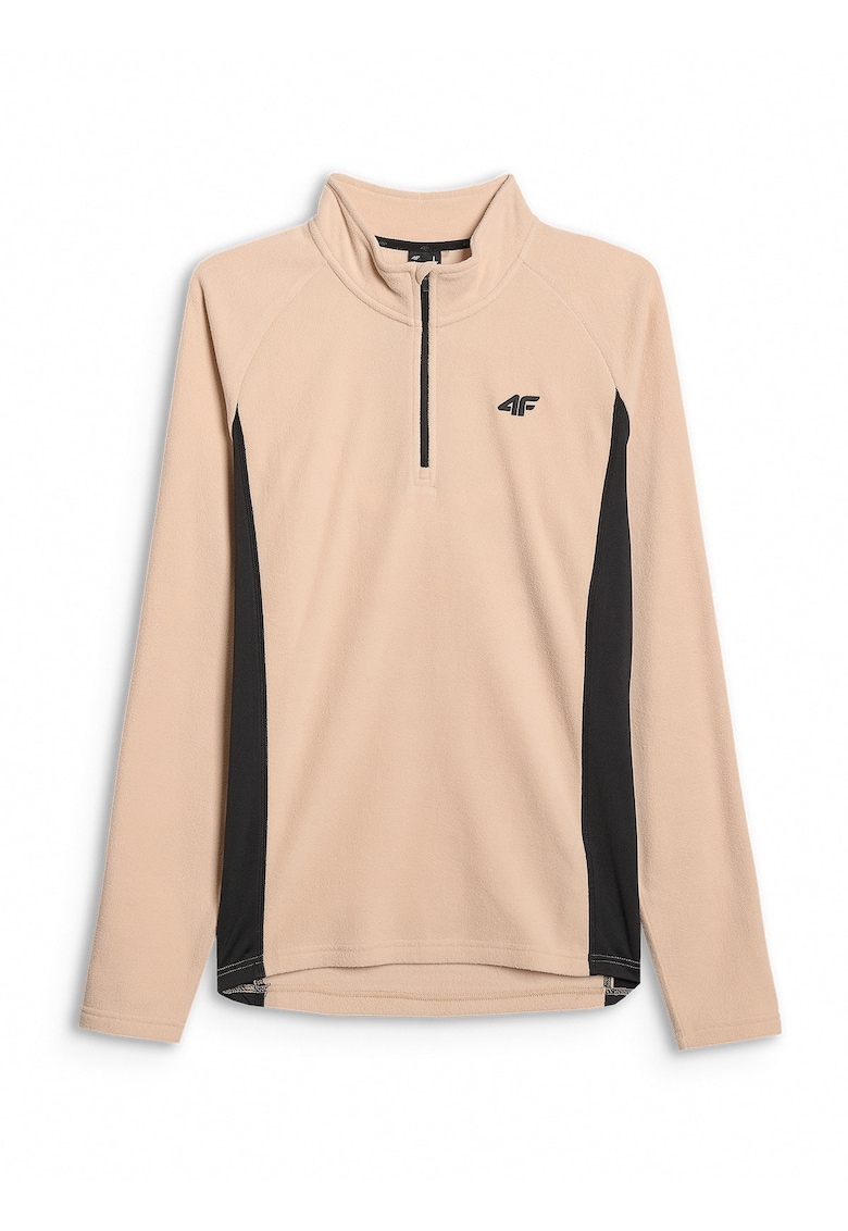 Bluza termica fleece - bej - tehnologie 4FWarm - croiala slim - pentru barbati