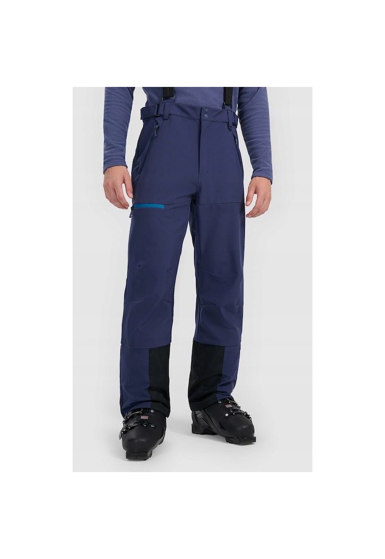 Pantaloni de schi barbati - poliester - Bleumarin