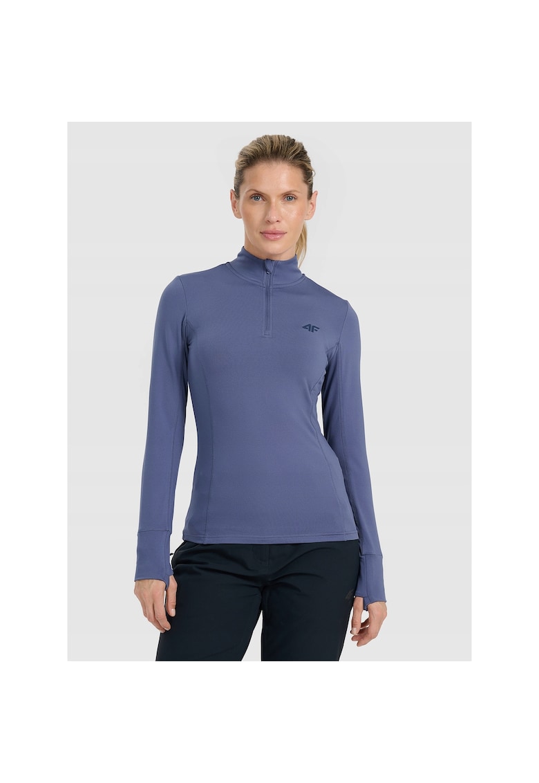 Bluza sport unisex - poliester - albastru