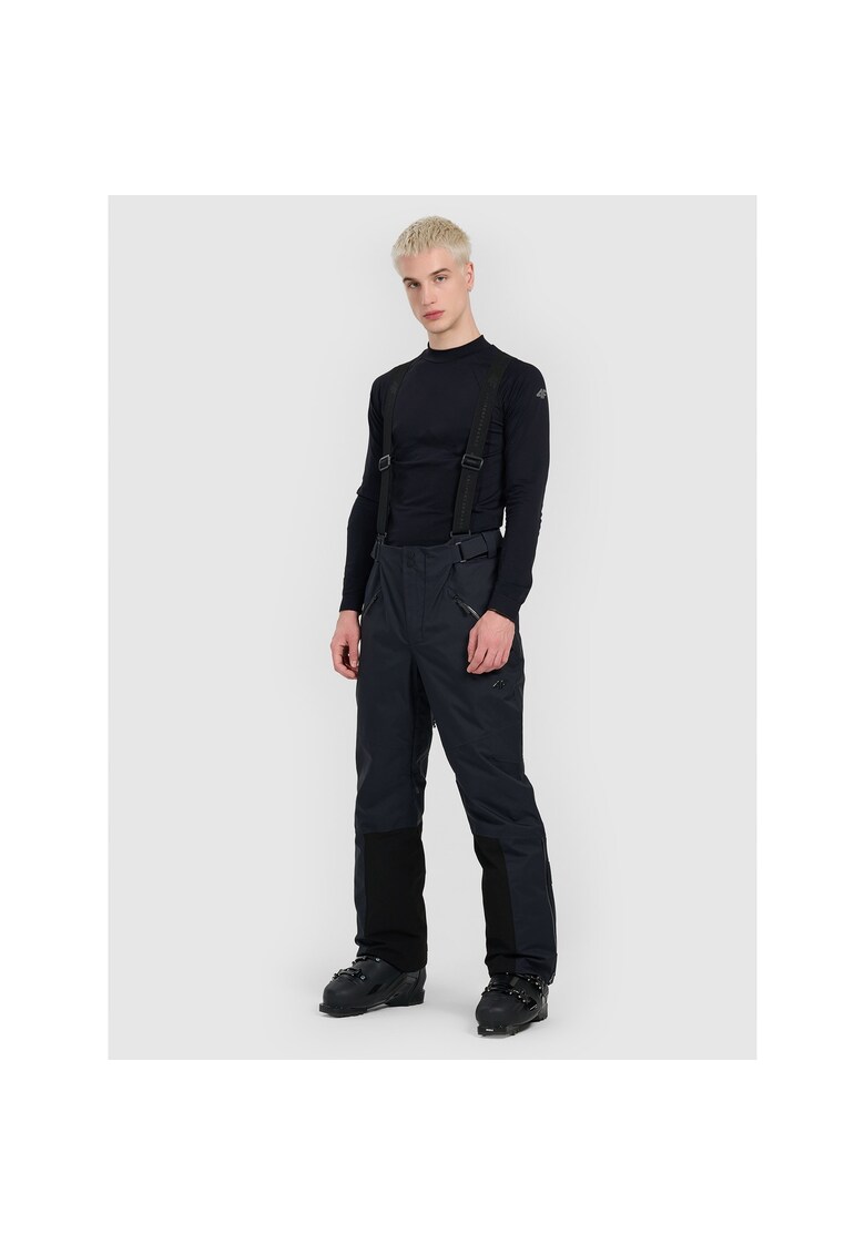 Pantaloni ski barbati - din poliester - negru