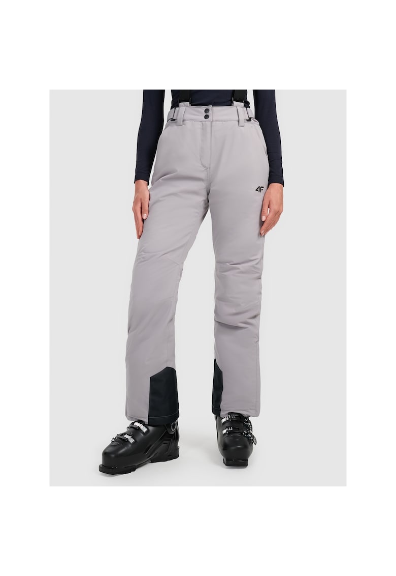 Pantaloni sport dama gri - din poliester