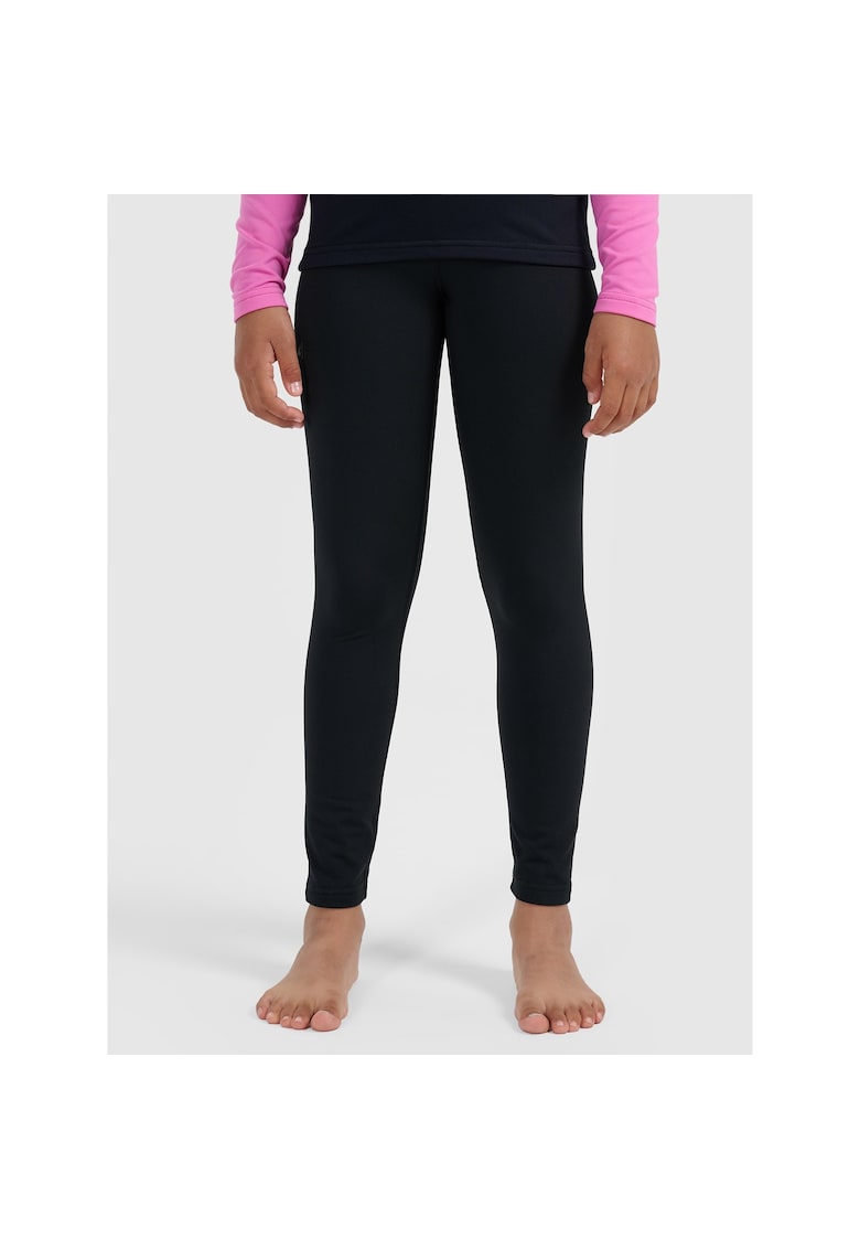 Colanti pentru copii - negru - croiala slim - tehnologie 4FWarm - pentru ski -