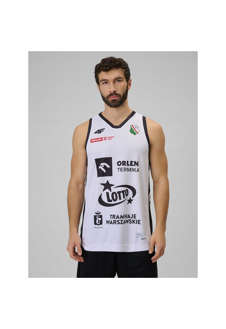 Maiou sport unisex - poliester - alb