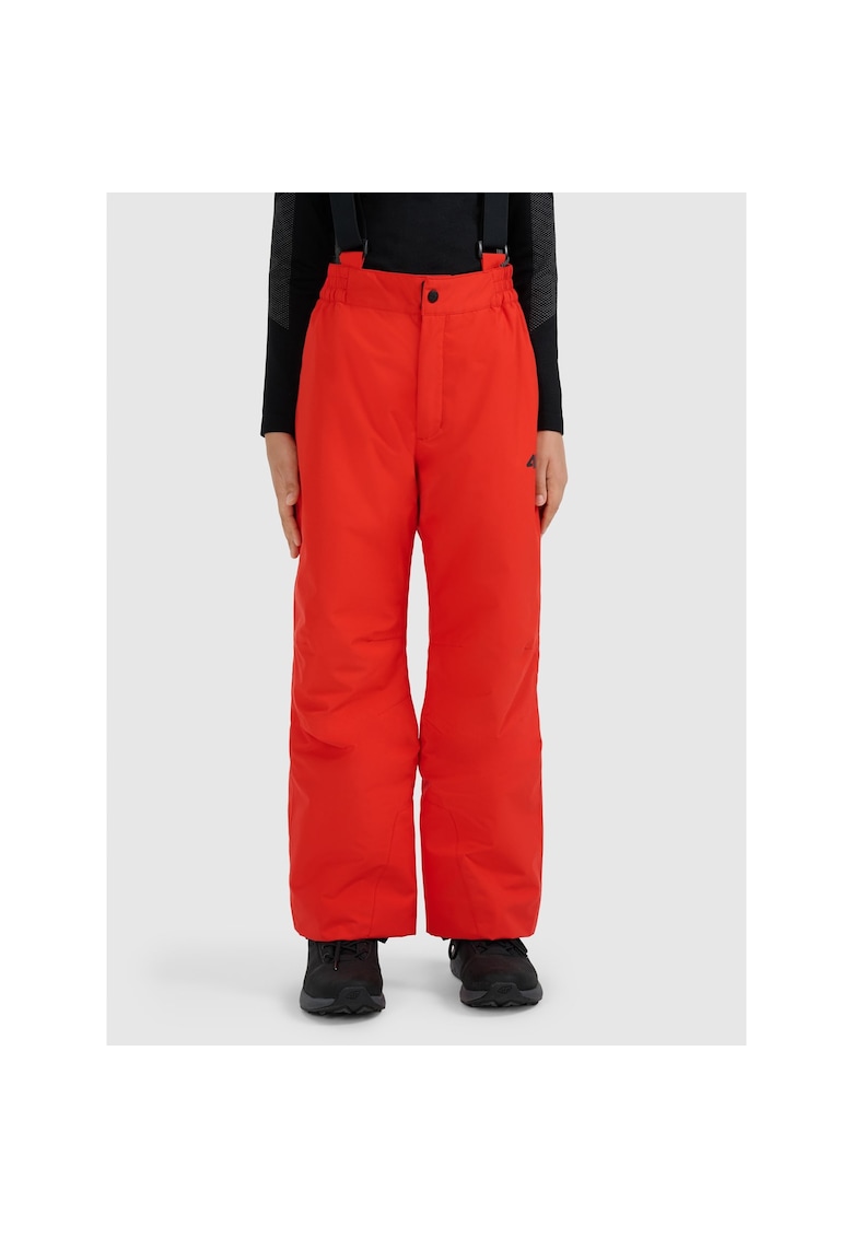 Pantaloni de ski pentru baieti - rosu - NeoDry 5000 - impermeabili - izolatie din poliester