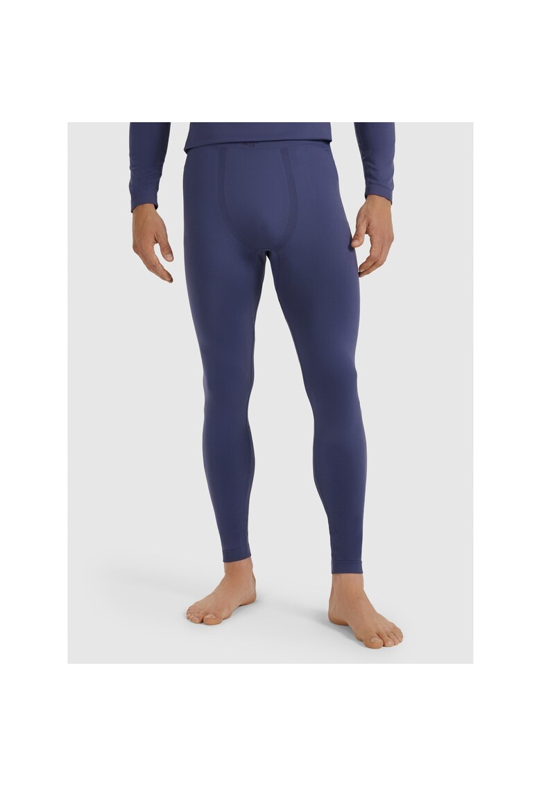 Lenjerie termoactiva barbati pantaloni - fara cusaturi - bleumarin - poliester