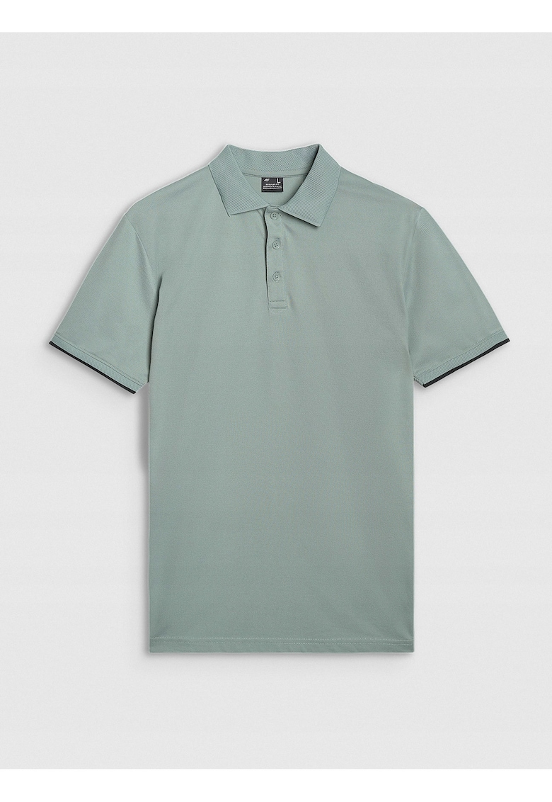 Tricou polo barbati kaki - bumbac/sintetic/viscoza