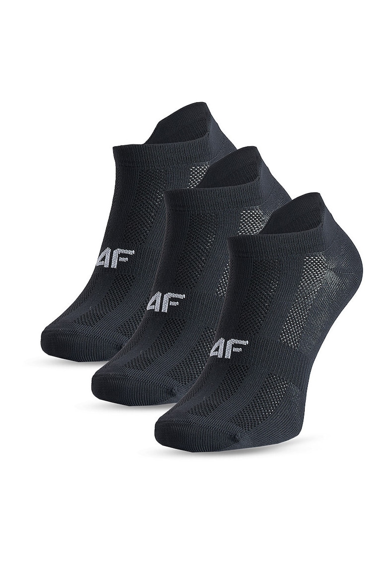 Sosete dama set 3 perechi - antrenament - negre - 39-42 EU
