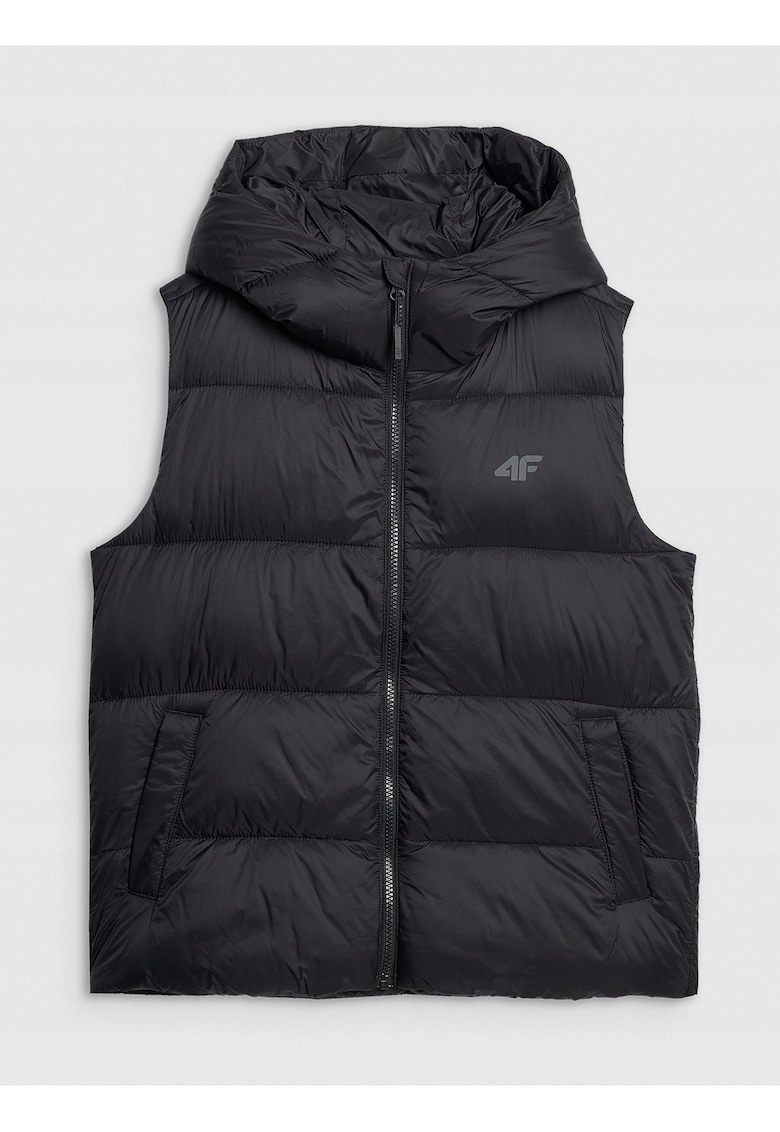 Vesta dama - neagra - poliester - hidrofoba - pentru sezonul de tranzitie