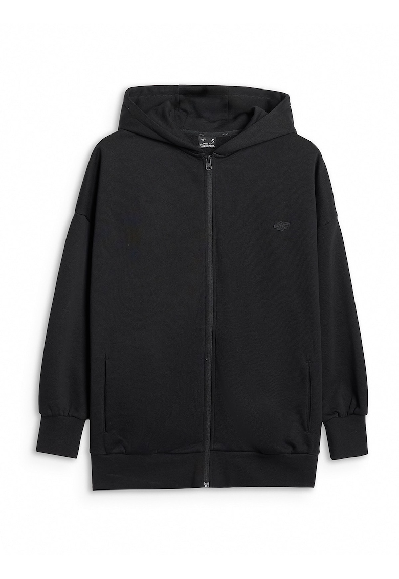 Hanorac dama bumbac - negru -