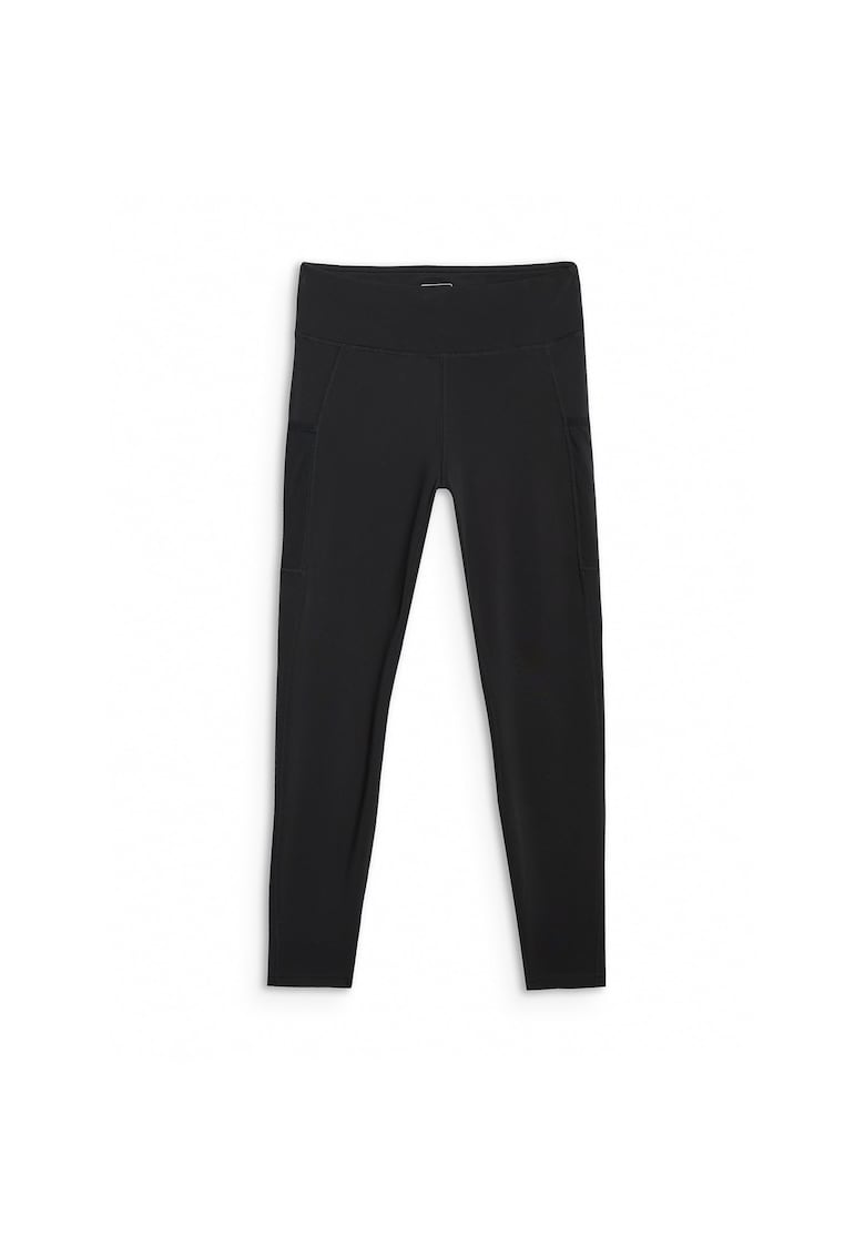 Pantaloni sport dama colanti - negru - poliester -