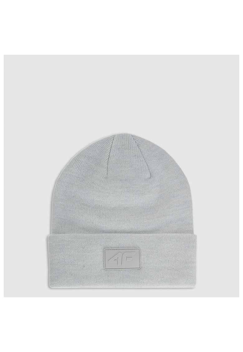 Caciula beanie unisex gri - poliester - dimensiune universala