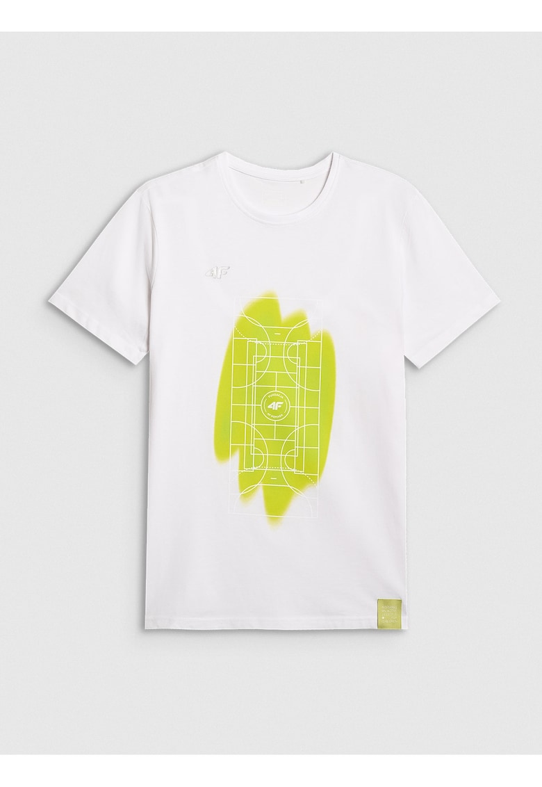 Tricou - dama - culoare alba - bumbac -