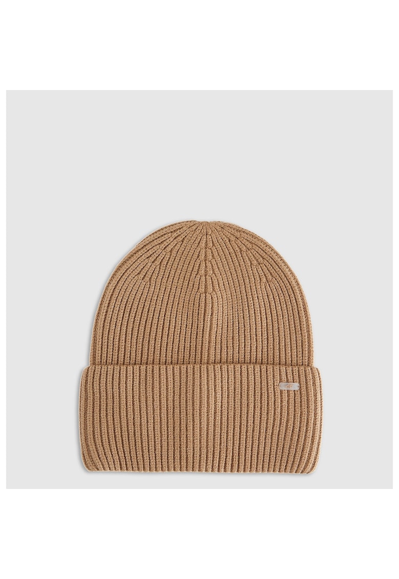 Caciula beanie dama maro - S - material din viscoza