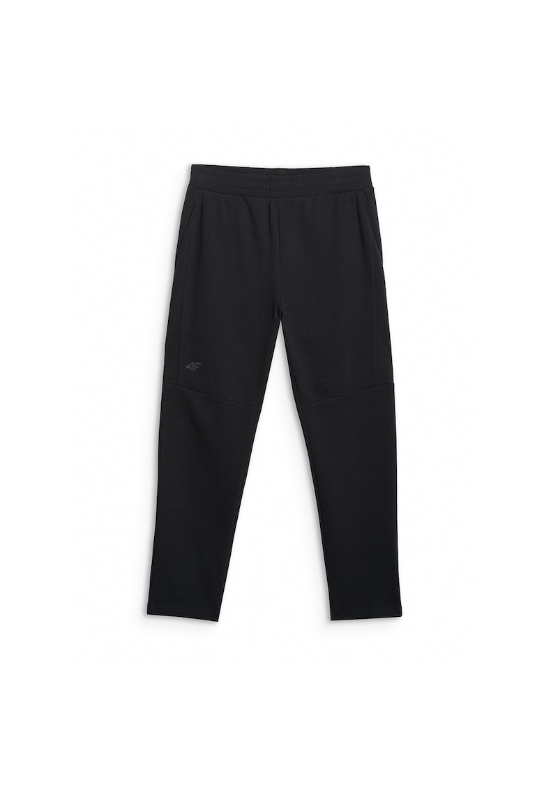 Pantaloni sport pentru barbati - din bumbac - negri