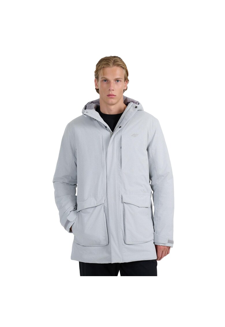 Jacheta de tranzitie - membrana NeoDry 8000 - impermeabila - gri - poliester