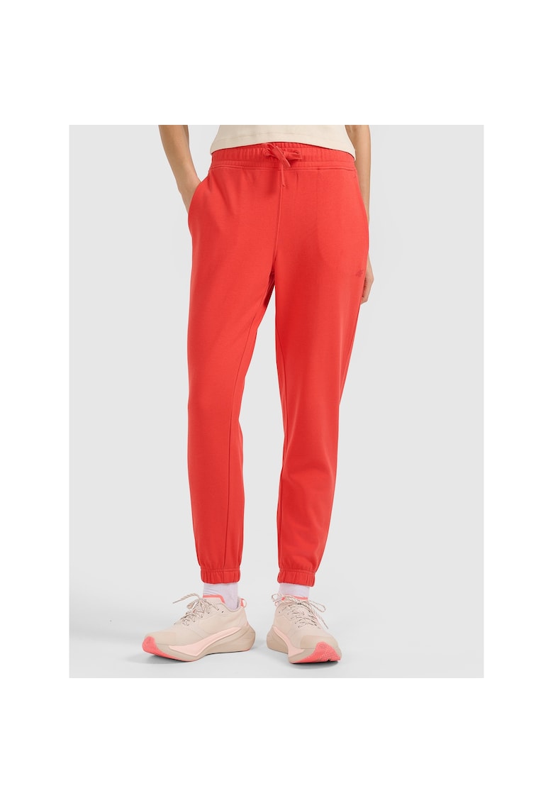 Pantaloni sport dama - rosu - bumbac