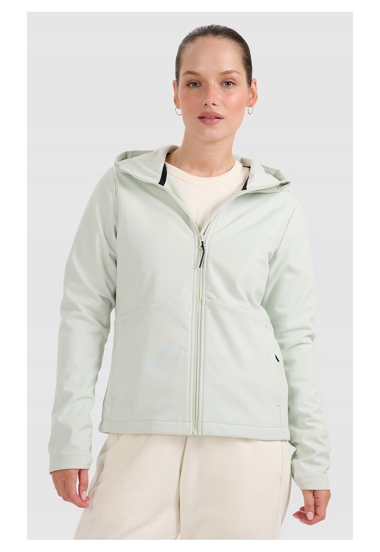 Jacheta softshell dama - turcoaz - rezistenta la vant - membrana NeoDry 5000