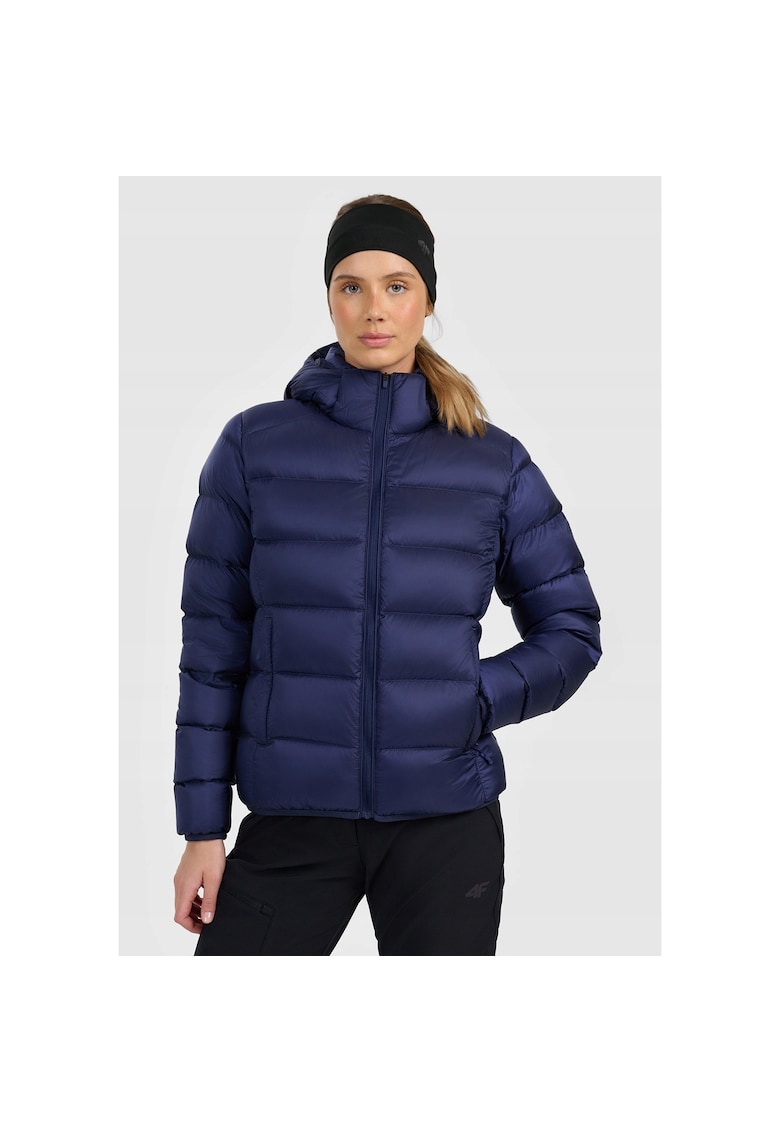 Geaca de trekking puf bleumarin - pentru femei - Bleumarin