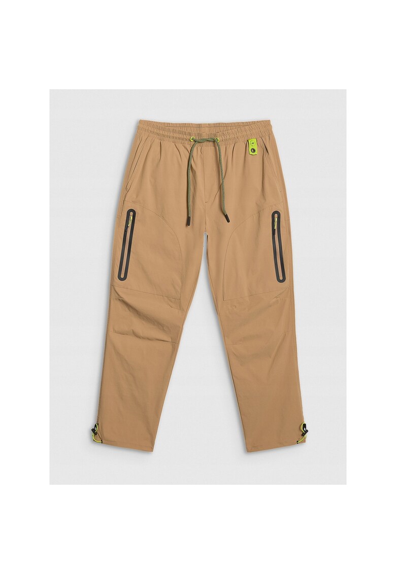 Pantaloni sport barbati - poliester - bej -