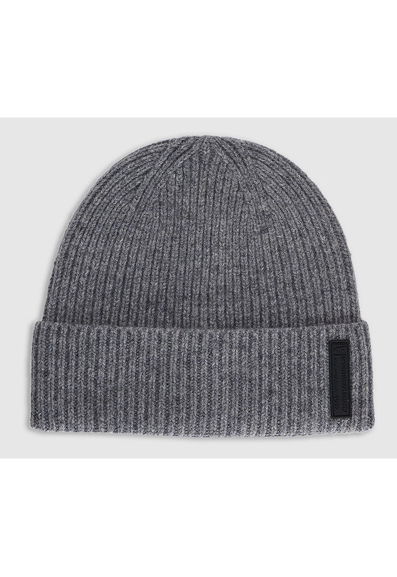 Caciula beanie barbati lana gri L