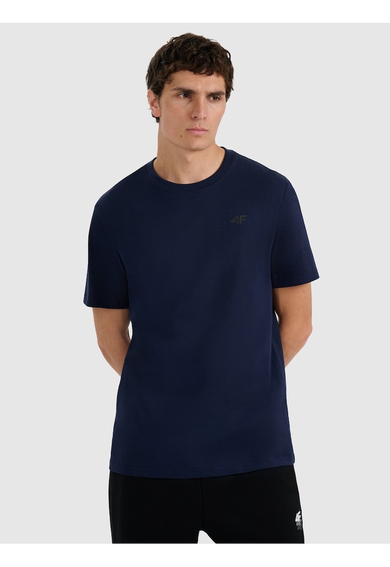 Tricou barbat - bleumarin - bumbac - croiala regular