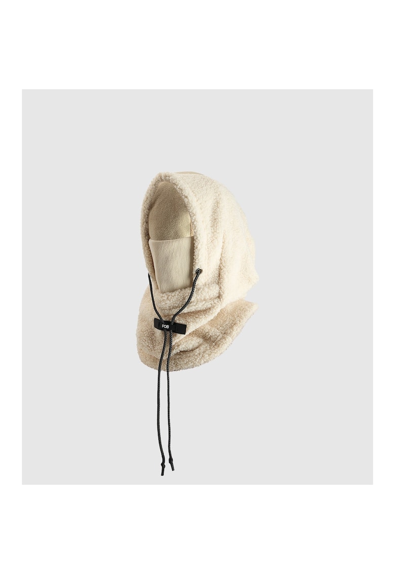 Caciula sport Kaptur sherpa - alb - L/XL - material calduros - unisex