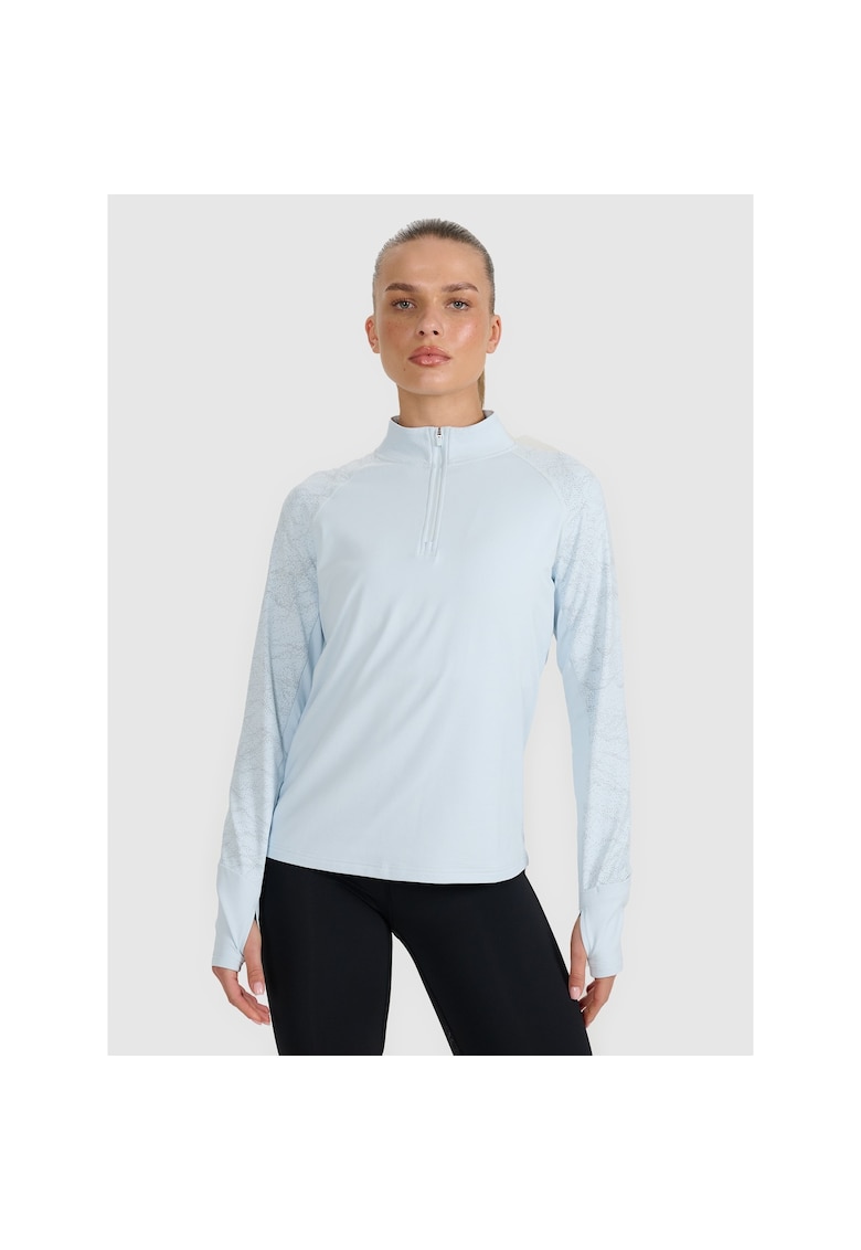 Hanorac dama albastru - uscare rapida - tehnologie 4FWarm - material sintetic