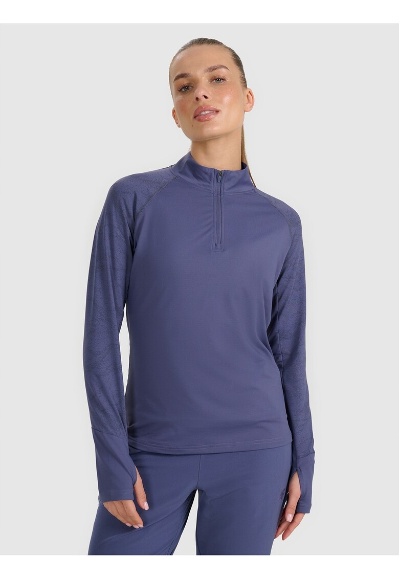 Hanorac dama bleumarin - uscare rapida - tehnologie 4FWarm - croiala regular