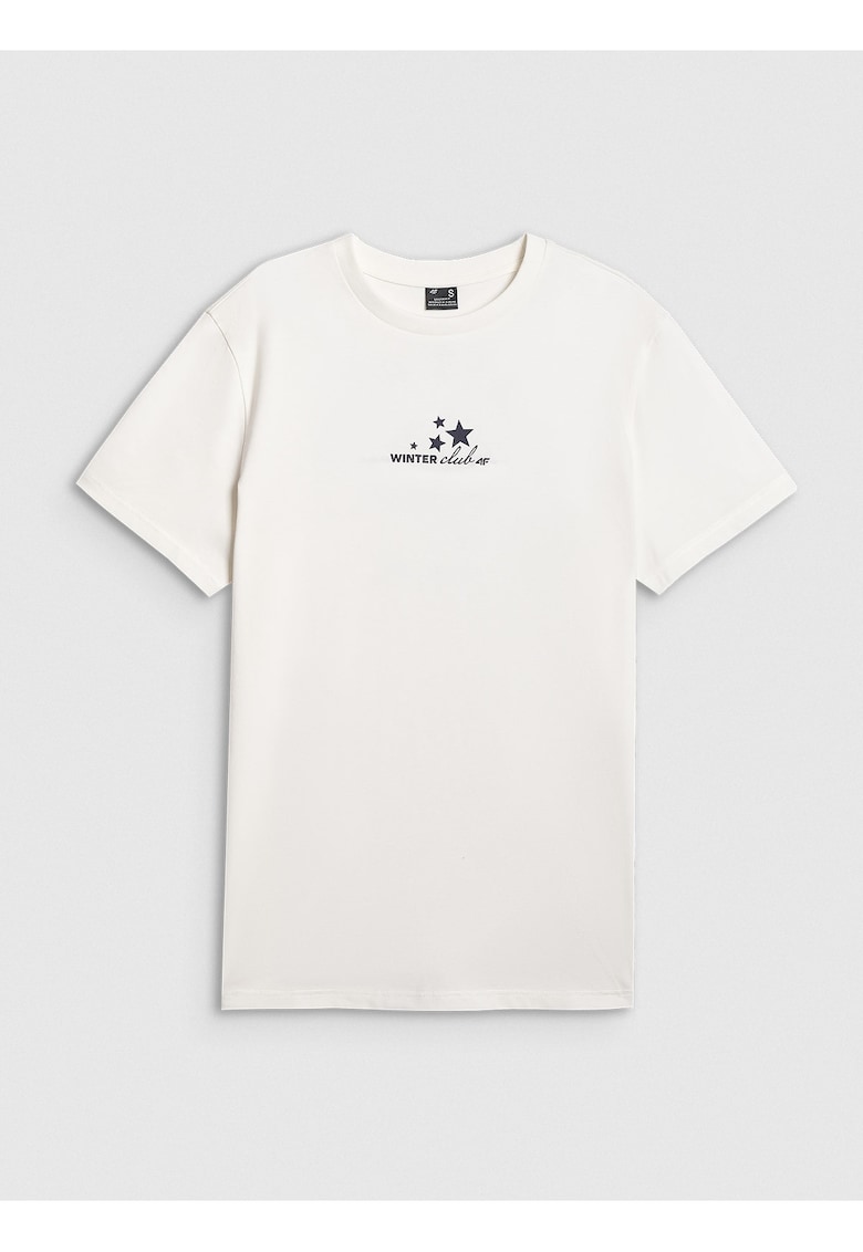 Tricou dama bej - bumbac -