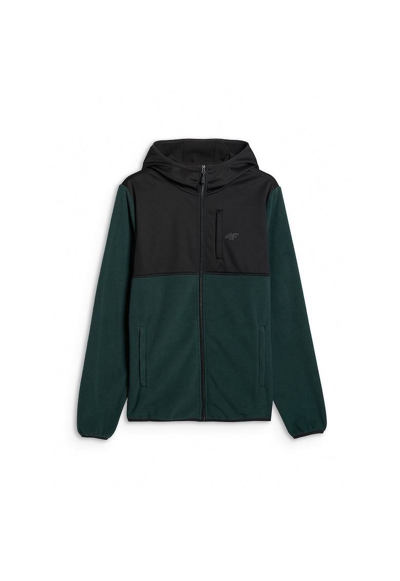 Hanorac sport barbati - regular - verde - poliester