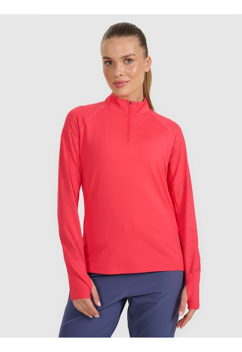 Hanorac dama regular - roz - material sintetic - tehnologie 4FWarm