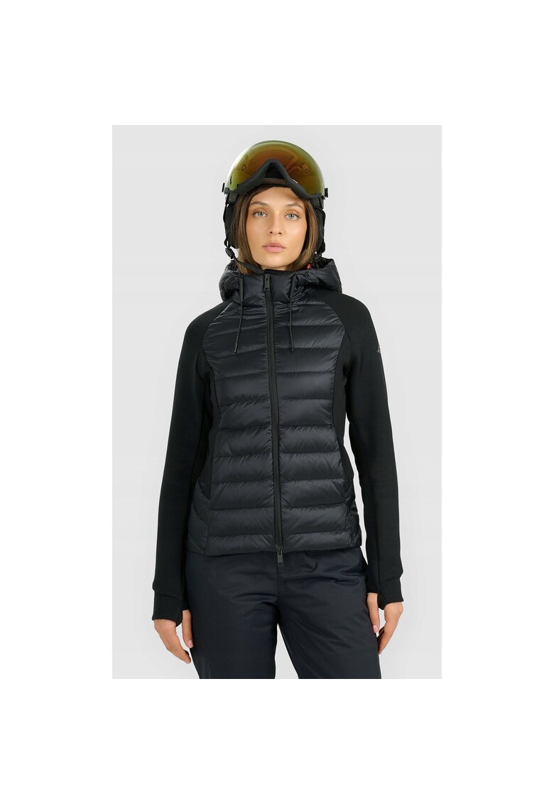 Geaca de iarna - umplutura naturala - neagra - sportstyle