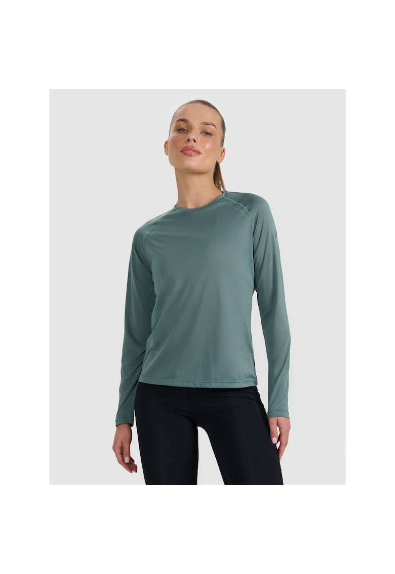 Bluza sport dama - poliester - verde marin