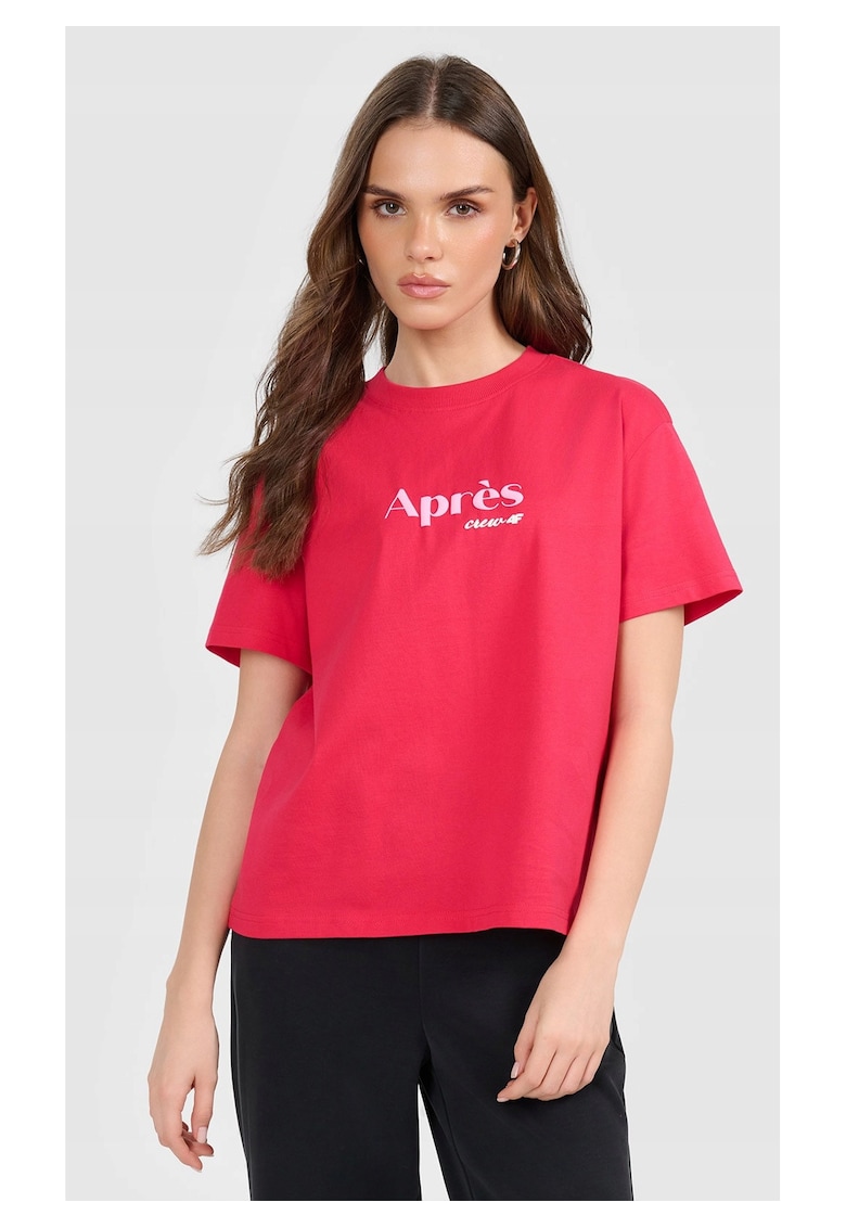 Tricou dama - rosu - bumbac