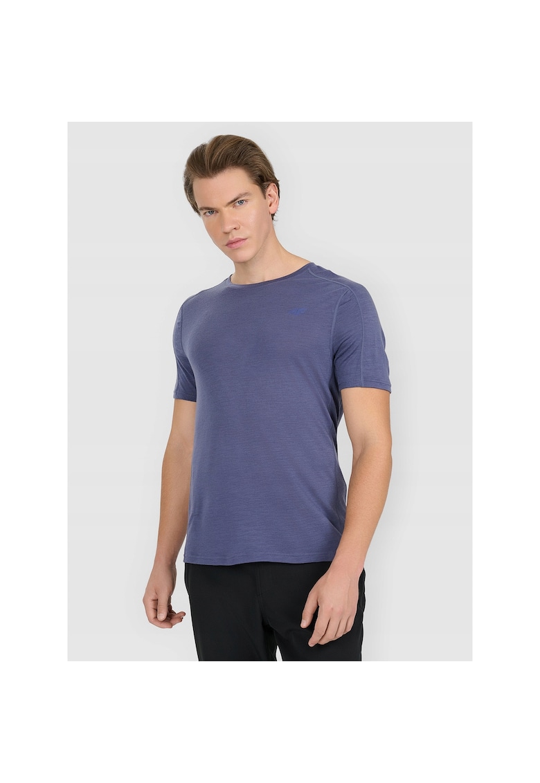 Tricou sport bumbac confortabil - bleumarin