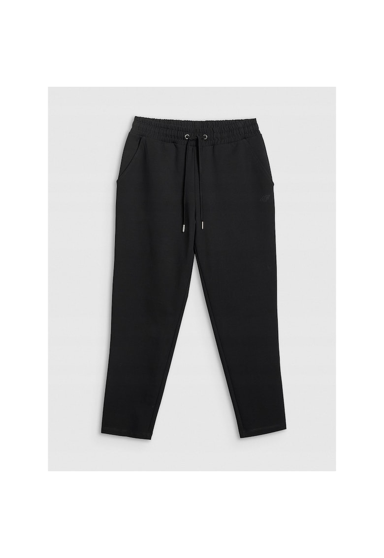 Pantaloni sport dama - negru - din bumbac
