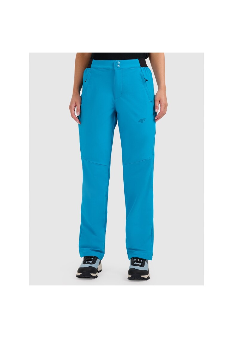 Pantaloni sport dama - trekking - albastri - poliester