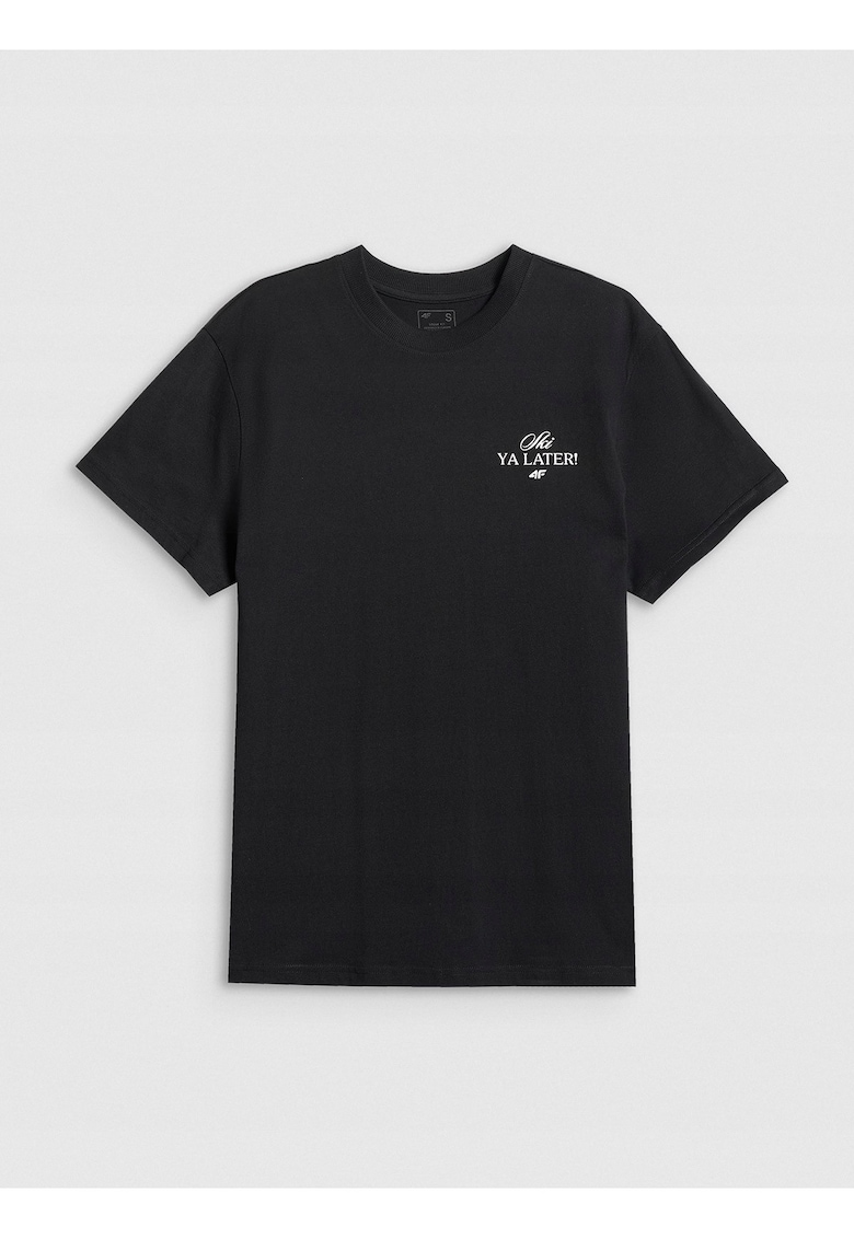 Tricou dama - de bumbac - negru