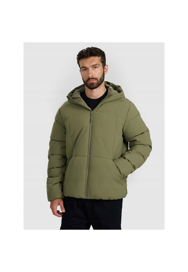 Geaca sport pentru barbati - poliester - kaki