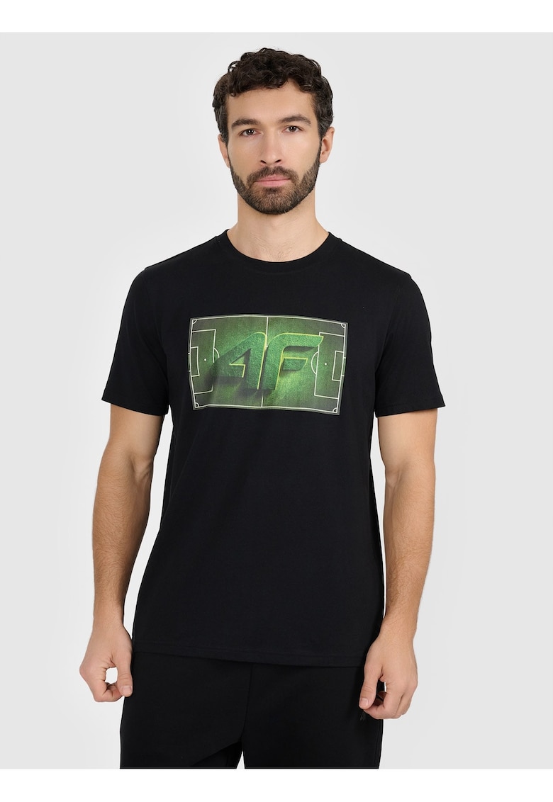 Tricou barbati bumbac superior - negru