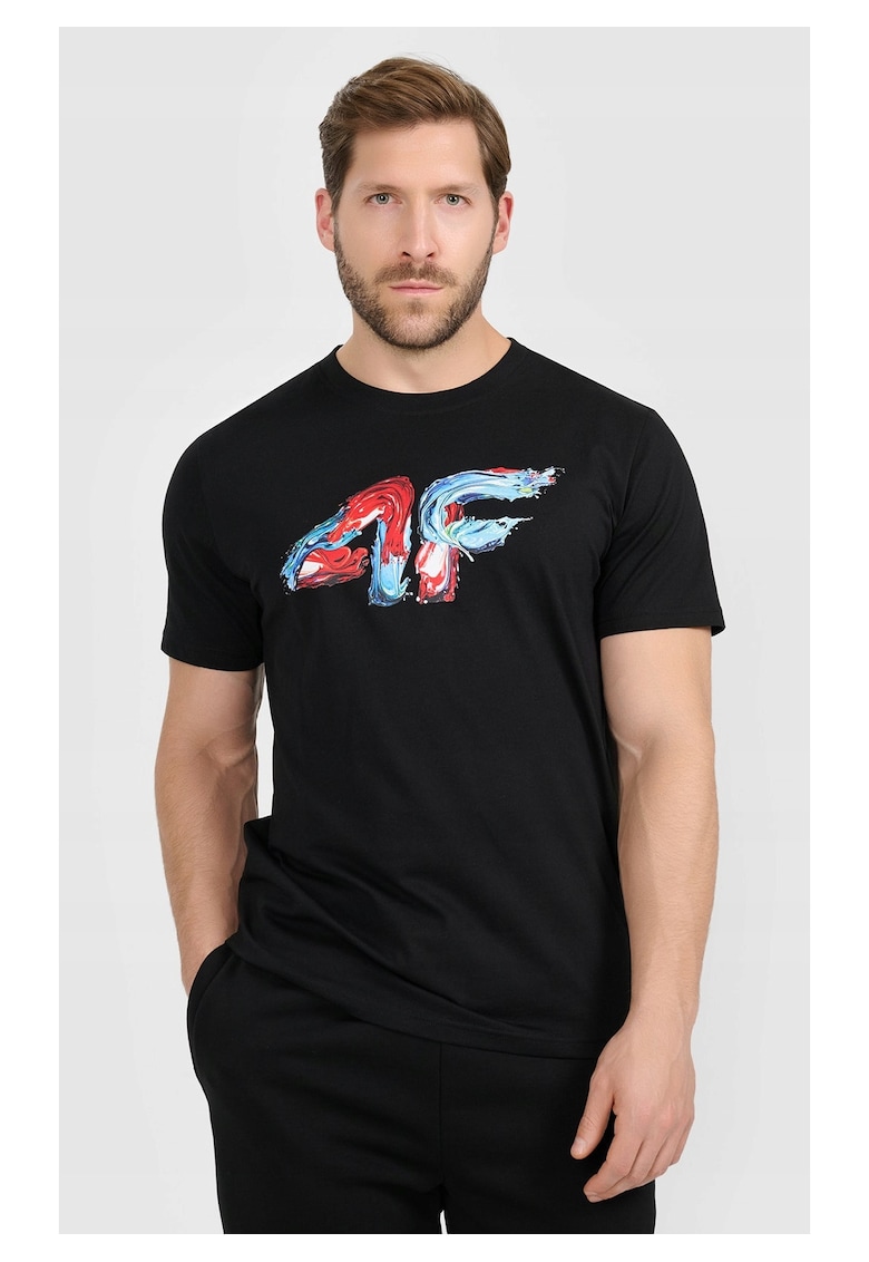 Tricou barbat - bumbac superior - negru