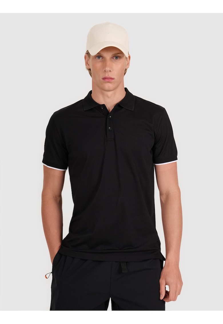 Tricou polo barbati - Negru