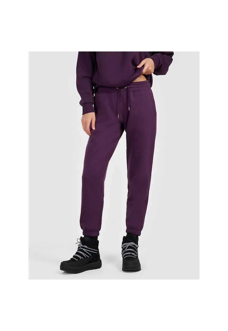 Pantaloni sport dama violet - bumbac