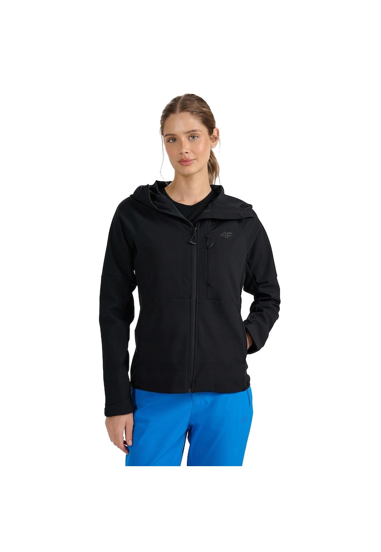 Jacheta softshell NeoDry 10000 - rezistenta la vant - Negru