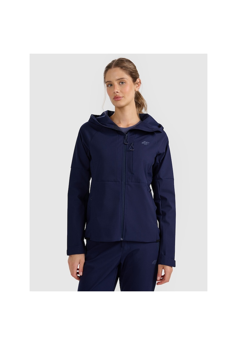 softshell trekking NeoDry 10000 - rezistenta la vant - bleumarin - poliester - Albastru