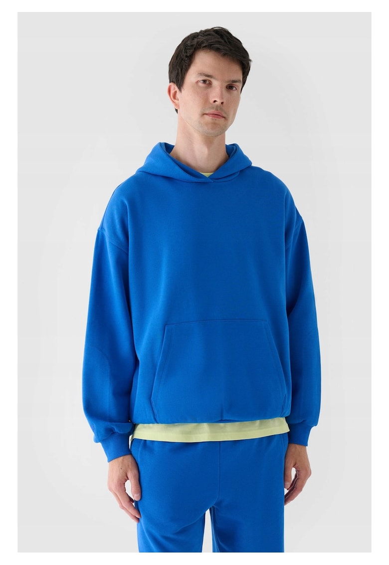 Hanorac barbati albastru - poliester -